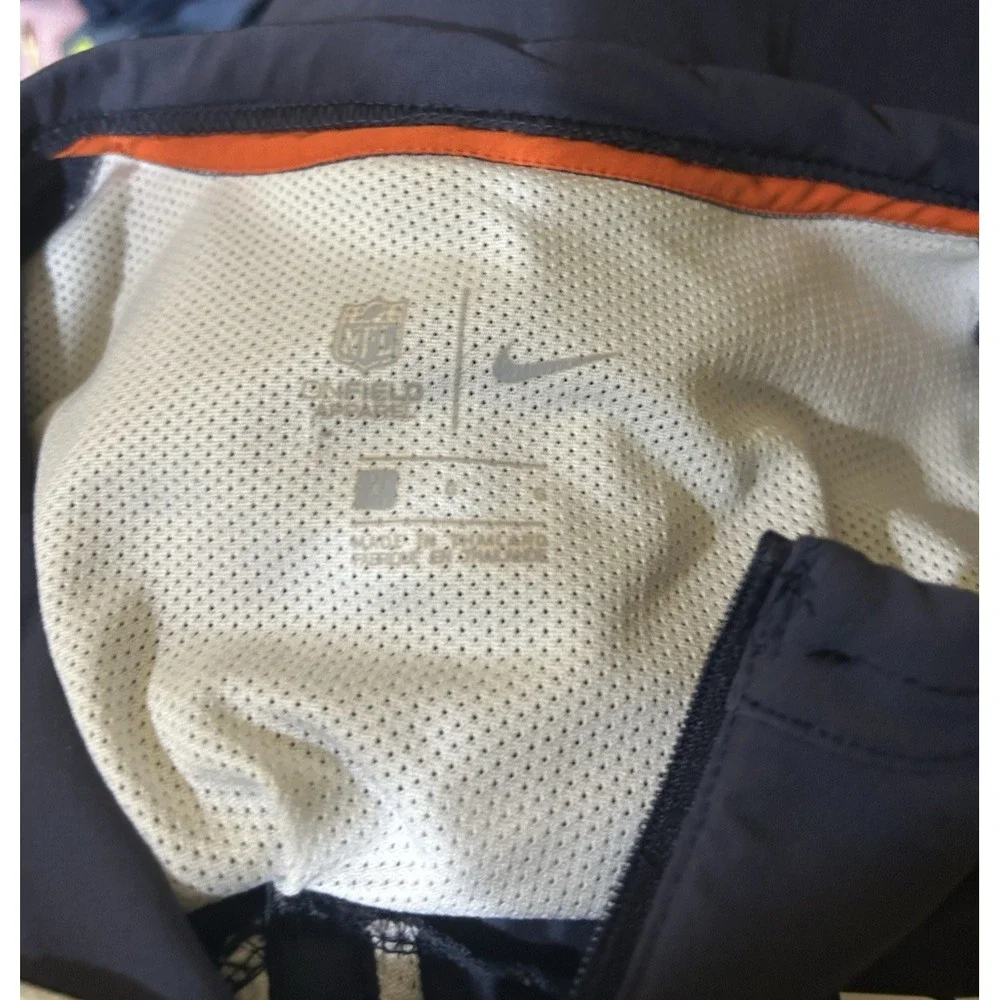 Chicago Bears Nike NFL 1/4 Pullover Zip Vented Athletic Size L